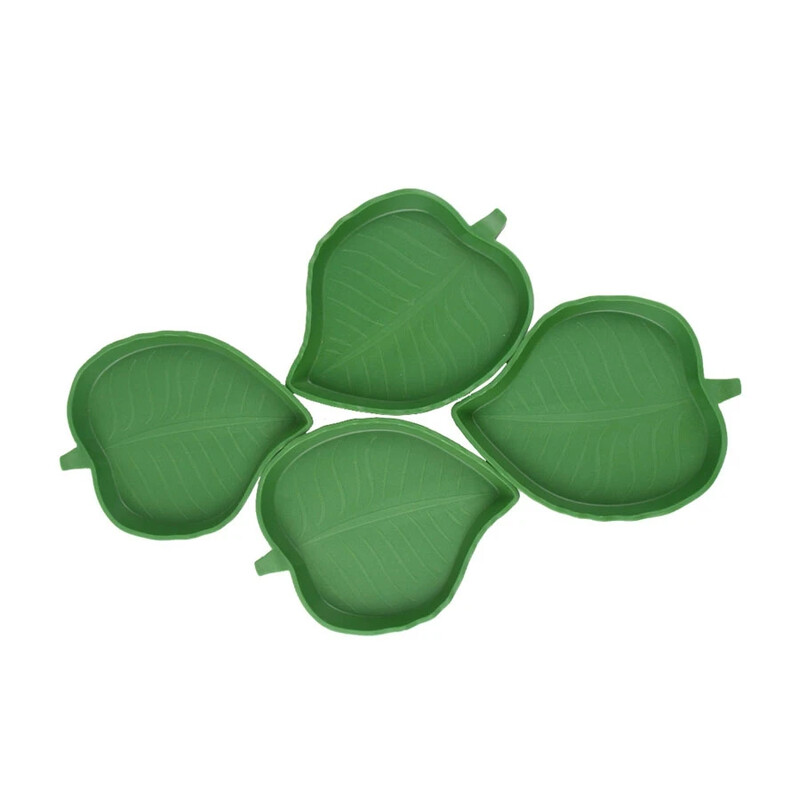 1kom Tanjur za hranu za kućne ljubimce Posuda za vodu Plastična lišća Reptila