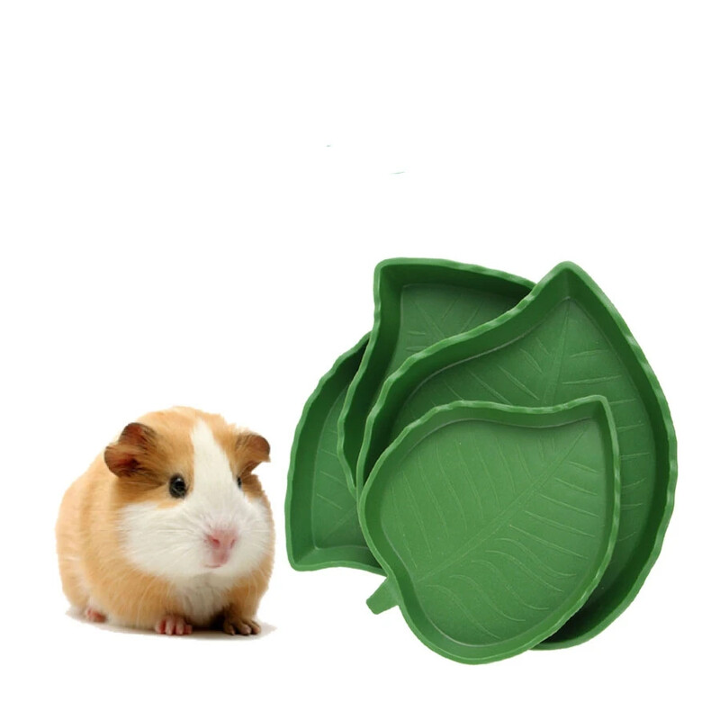1kom Tanjur za hranu za kućne ljubimce Posuda za vodu Plastična lišća Reptila