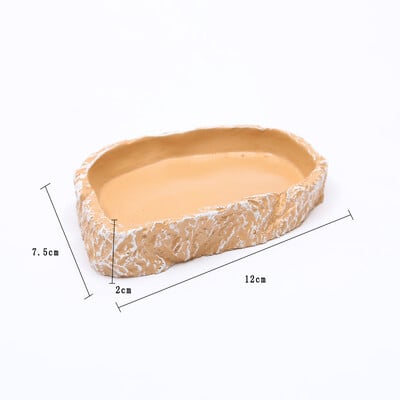 Hranilica za kućne ljubimce Posuda za guzanje Posuda za hranjenje kućnih ljubimaca Smola Neotrovna posuda za hranu Posuda za vodu Reptil Kornjača Škorpion Gušter Alat za zdjelu za rakove