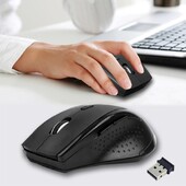 Bezdrôtová herná myš 2,4 GHz pre počítač, PC, s USB prijímačom, príslušenstvo pre notebooky, Windows Win 7/2000/XP/Vista/98