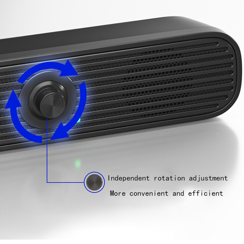 Μπάρα ήχου Surround Ενσύρματα ηχεία υπολογιστή Στερεοφωνικό Subwoofer Soundbar για επιτραπέζιο φορητό υπολογιστή τηλεόραση Μίνι ηχεία Home Cinema