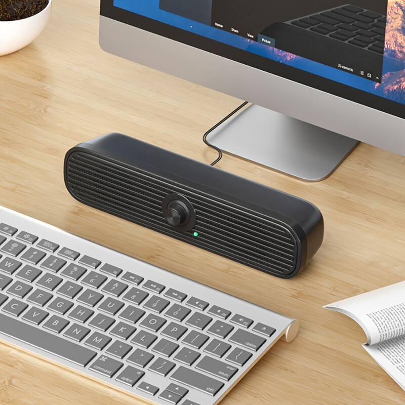 Μπάρα ήχου Surround Ενσύρματα ηχεία υπολογιστή Στερεοφωνικό Subwoofer Soundbar για επιτραπέζιο φορητό υπολογιστή τηλεόραση Μίνι ηχεία Home Cinema
