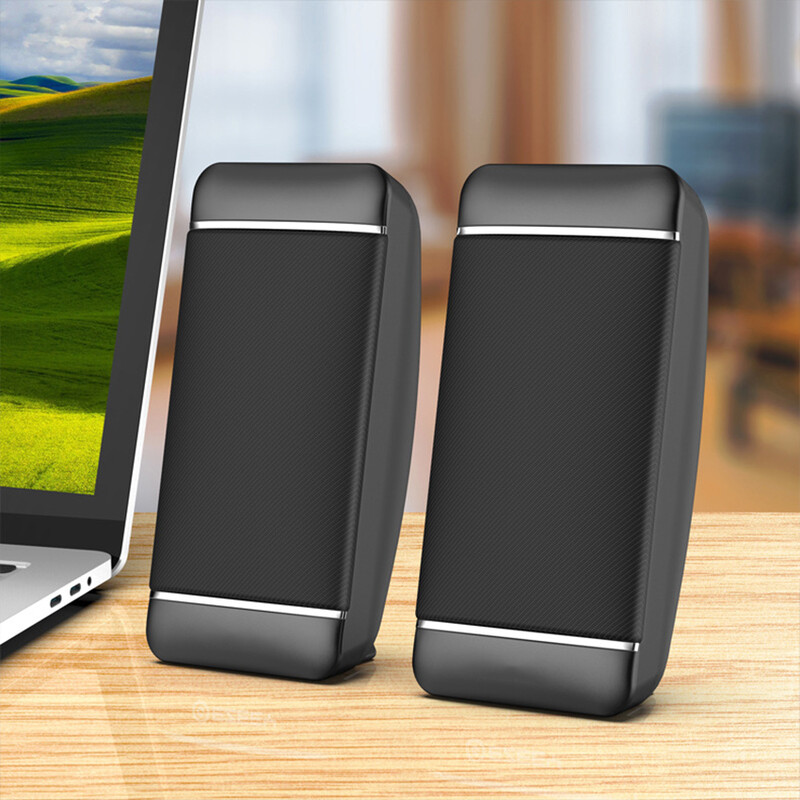 Kaasaskantavad arvutikõlarid, USB-toitega lauaarvuti kõlarid stereoheliga, stereokõlarid sülearvuti sülearvuti jaoks