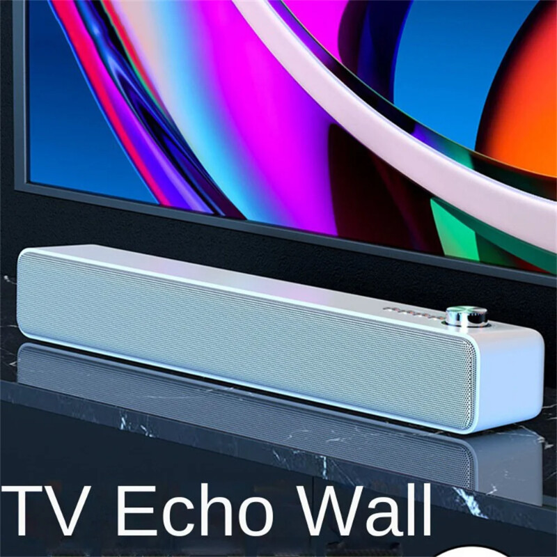 Vysokokvalitný systém domáceho kina 4D stereo priestorový zvuk HIFI stolný zvukový pás prenosný Bluetooth počítačový reproduktor TV Echo Wall