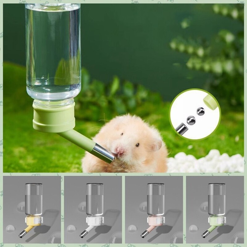 Κρεμαστός διανομέας νερού χάμστερ Αυτόματη στεγανή χάμστερ Drinker 80/120ml Bead Head Rabbit Auto Drinking Bottles Pet Cage