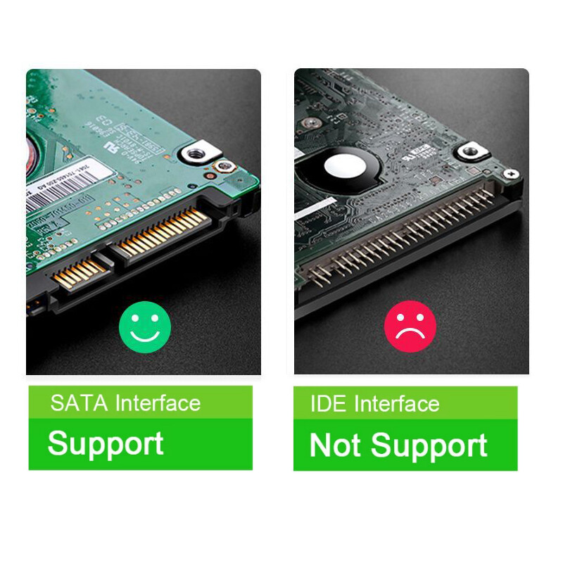 USB 3.0/Type C na SATA III kućište tvrdog diska za 2,5 inčni HDD SSD vanjsko kućište tvrdog diska Kutije za tvrdi disk Podrška UASP HDD kutija