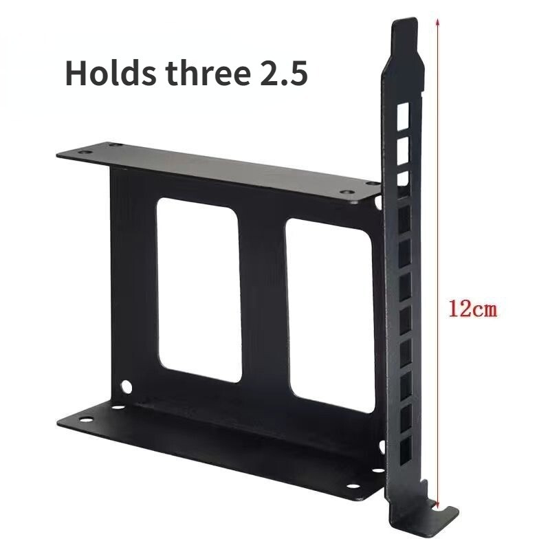 Arvuti hosti PCI laienduskaardi pesa kõvakettahoidik SSD pooljuhtdraivi kronstein šassii kinnitusklamber