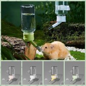Hanging Hamster Water Dispenser Bead Head Seak-proof Hamsters Water Bottle Automatic 80/120ml Rabbit Auto Drinking Bottles
