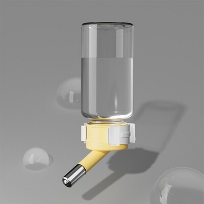 Hanging Hamster Water Dispenser Bead Head Seak-proof Hamsters Water Bottle Automatic 80/120ml Rabbit Auto Drinking Bottles