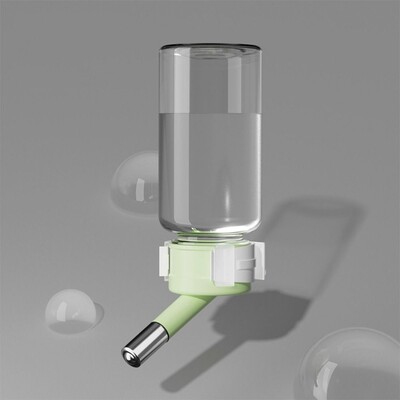 Hanging Hamster Water Dispenser Bead Head Seak-proof Hamsters Water Bottle Automatic 80/120ml Rabbit Auto Drinking Bottles