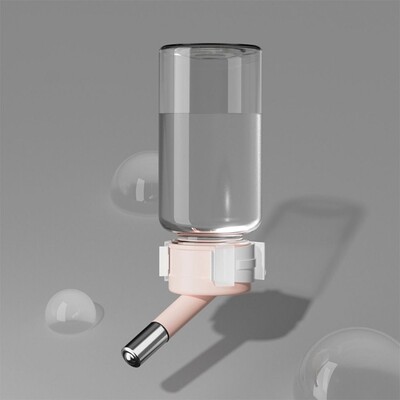 Hanging Hamster Water Dispenser Bead Head Seak-proof Hamsters Water Bottle Automatic 80/120ml Rabbit Auto Drinking Bottles