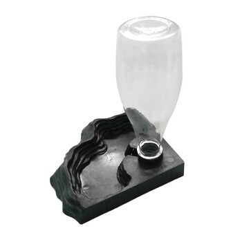 LXAF Automatic Reptile Feeder Waterer Tortoise Drinker Water Bowl Μικρό Ζώο Dispenser Terrarium Γωνιακό πιάτο για σαύρα