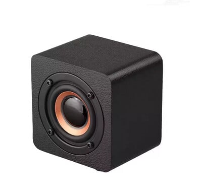 Mini subwoofer portabil, retro din lemn, fără fir, bass, boxe de muzică cu bară de sunet puternică pentru smartphone-ul laptop