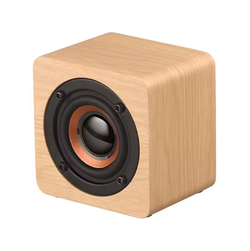 Mini subwoofer portabil, retro din lemn, fără fir, bass, boxe de muzică cu bară de sunet puternică pentru smartphone-ul laptop
