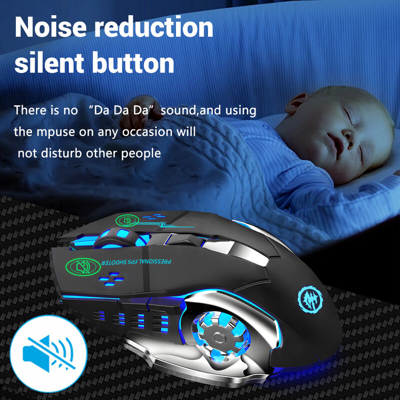 2.4G Bluetooth vezeték nélküli újratölthető egér játék egér laptophoz RGB háttérvilágítású e-sport mechanikus egér PC számítógépes játékosokhoz