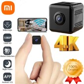 „Xiaomi 1080p“ mini kamera namų mažos belaidės „Wi-Fi“ kameros lauke, patobulintos naminių gyvūnėlių judesio aptikimo saugos įspėjimai naktinio matymo kamera