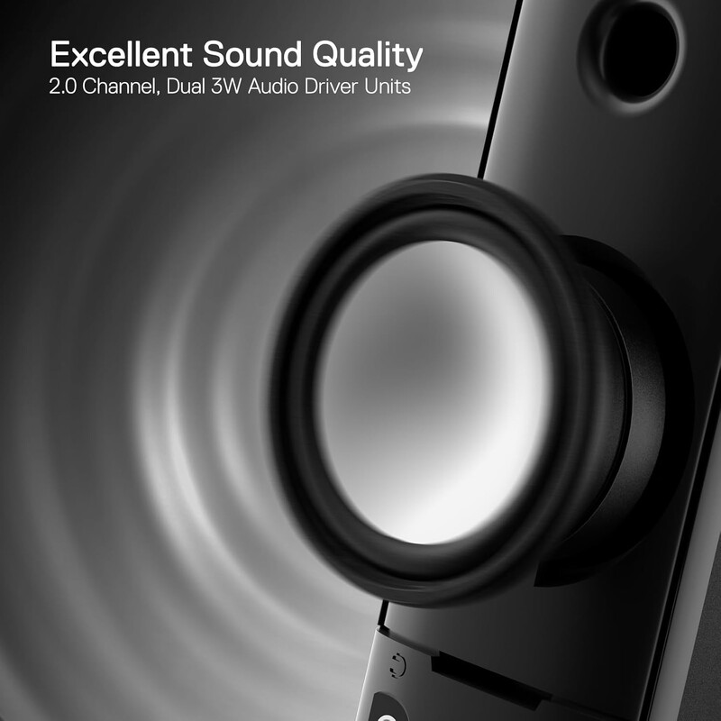 Redragon GS550 PC Gaming Speakers 2.0 канален настолен компютър Sound Bar Качествен бас и прилична червена подсветка