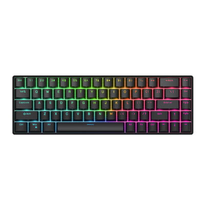 Raven68 Esports Magnetic Axis klávesnica, káblová, single mode PBT, priehľadná klávesnica, 8K Return, nastaviteľná, 68 kláves, herná mechanická klávesnica