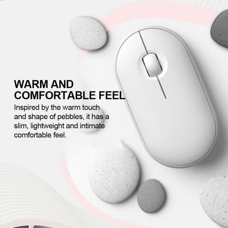 Nová bezdrôtová myš Pebble Mute Mouse M350 s dvojitým režimom Bluetooth, 2,4 GHz, kancelárska myš, viacero štýlov na výber