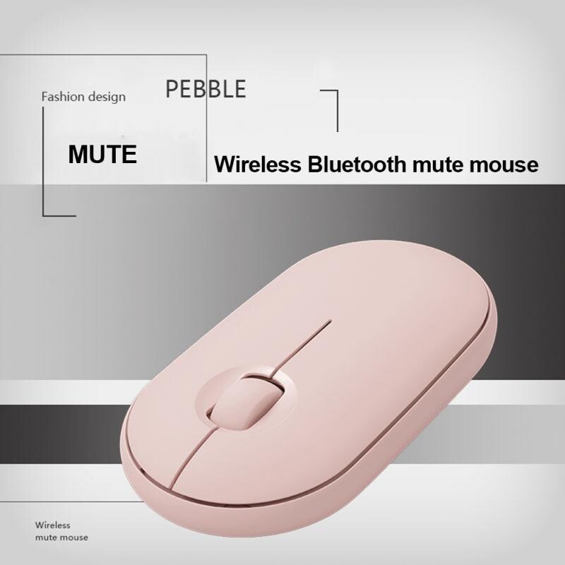 Nová bezdrôtová myš Pebble Mute Mouse M350 s dvojitým režimom Bluetooth, 2,4 GHz, kancelárska myš, viacero štýlov na výber