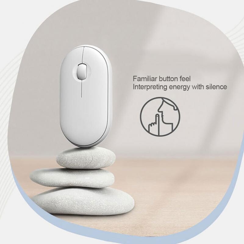 Nová bezdrôtová myš Pebble Mute Mouse M350 s dvojitým režimom Bluetooth, 2,4 GHz, kancelárska myš, viacero štýlov na výber