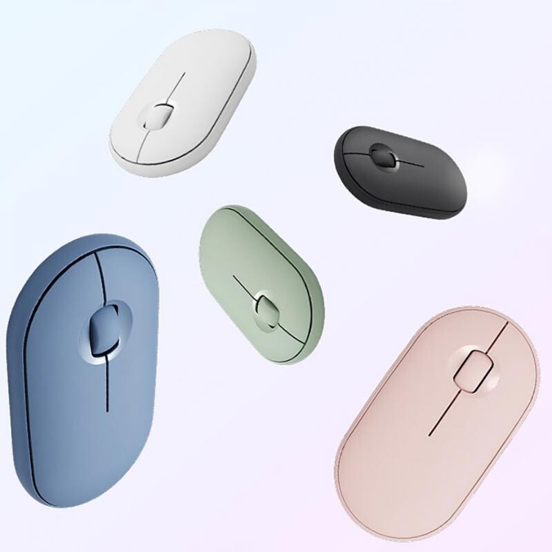 Nová bezdrôtová myš Pebble Mute Mouse M350 s dvojitým režimom Bluetooth, 2,4 GHz, kancelárska myš, viacero štýlov na výber