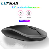 Mouse Gamer 2.4G USB juhtmeta hiir Kaasaskantav vaikne ergonoomiline hiir Mause sülearvutile iPad tahvelarvuti telefoni mänguhiir