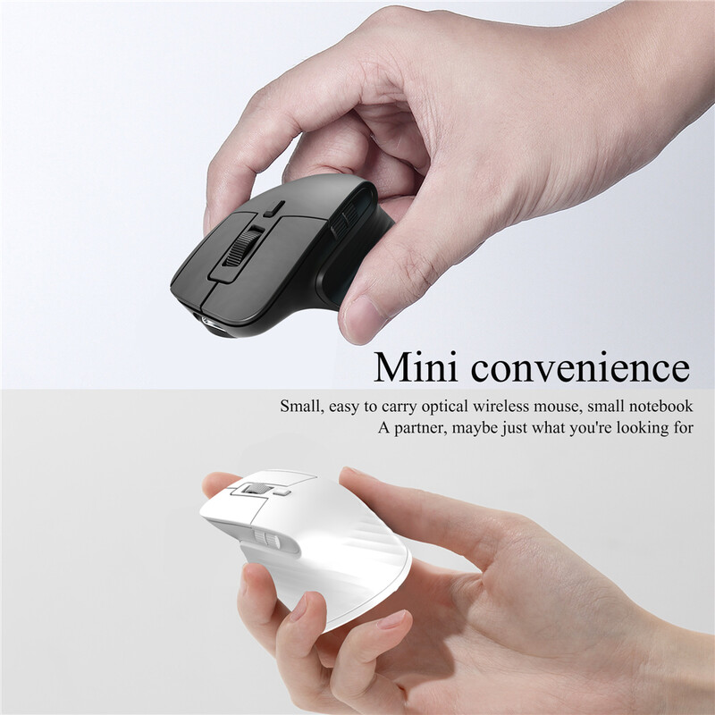 Mouse fără fir T16 4800 DPI 2,4 GHz Mouse pentru jocuri ergonomic Click silențios Mouse fără fir de înaltă precizie pentru PC laptop