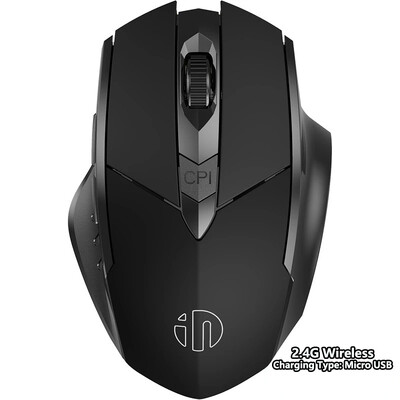 Bezdrôtová myš kompatibilná s Bluetooth, nabíjateľná 2,4 G, INPHIC PM6, kancelárska myš, podpora stlmenia zvuku, PC, notebook, tablet, smartfón, univerzálna