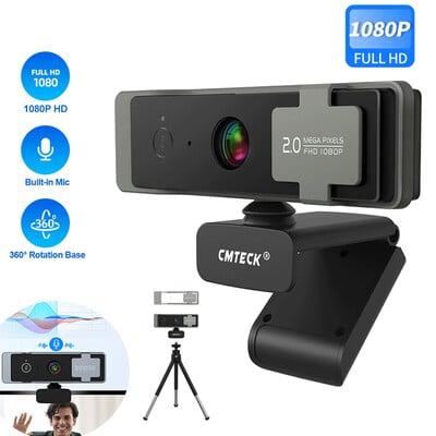 4K webkamera 1080P 2K Full HD webkamera mikrofonnal és állvánnyal Autofókuszos USB számítógépes kamera nappali/hívásokhoz/konferenciához