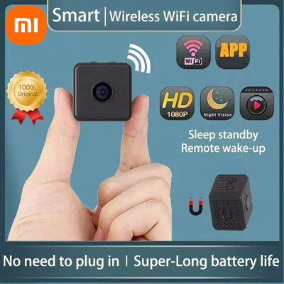 Xiaomi 1080p мини камера Безжичен WiFi Дистанционен монитор Камера Записващо устройство за детекция на движение Супер дълъг живот на батерията Домашна IP камера