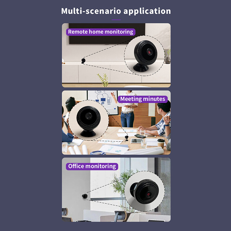 „Xiaomi 1080P HD Mini Camera X5“ belaidis „Wi-Fi“ HD naktinio matymo fotoaparatas vaikams, naminių gyvūnėlių judesio aptikimas, saugos įspėjimai nuotolinio vaizdo kamera