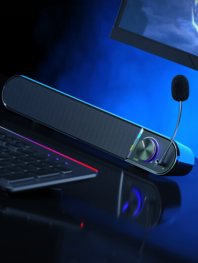 Zvučnik za stolno računalo s mikrofonom Žičani zvučnik Visokokvalitetni stereo subwoofer za Macbook prijenosna računala Zvučnici za prijenosna računala USB