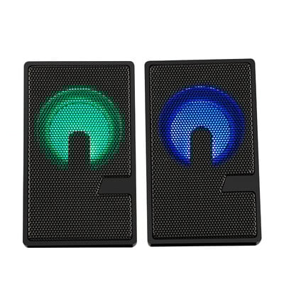 Minikõlar 52mm2 Reguleeritav Tweeter USB toiteallikas LED värvilised tuled Helitugevuse reguleerimine Heliseade Lauaarvuti Kodu Subwoofer