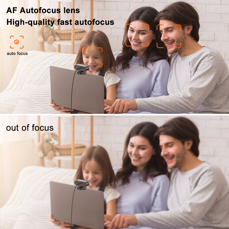 Cameră Web pentru PC Cameră web Nouă Mini Web Cam cu microfon USB Autofocus 4K 2K 1080P Full HD Stream Camera pentru computer laptop