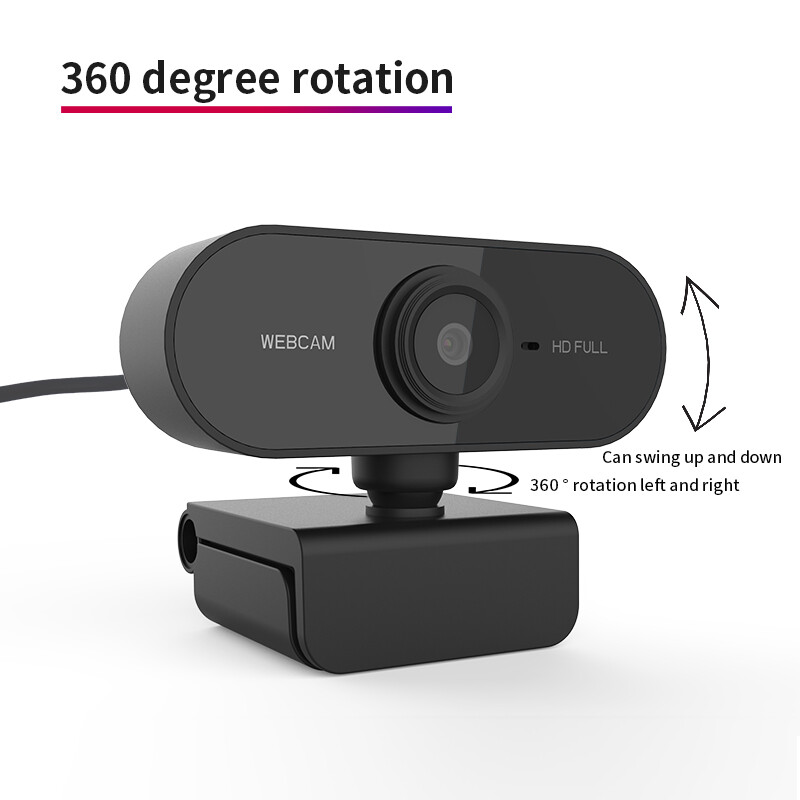 1080P nagy felbontású mini számítógépes kamera, élő közvetítés kamera, beépített mikrofon, USB hálózati kamera, laptop támogatás