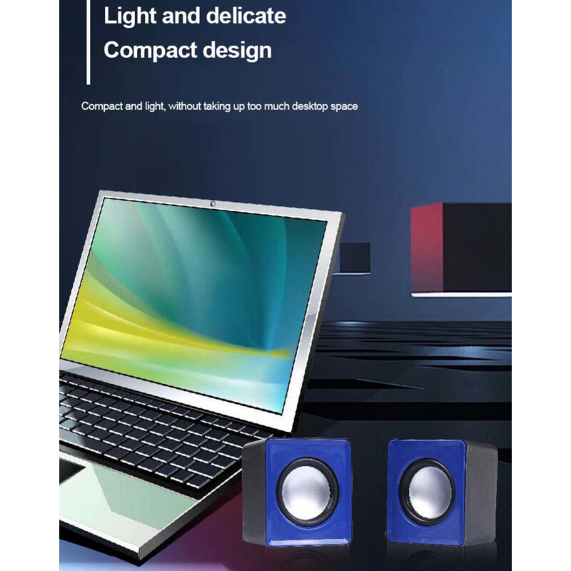 Mini garsiakalbis Kompiuteriniam kompiuteriui Nešiojamam Staliniam kompiuteriui Caixa De Som Sound Box Muzikinė garso sistema Stulpelis Coluna stereofoninis rinkinys Bocina Acoustics