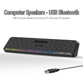 Multimédiás asztali hangszóró házimozi rendszer 3D térhatású hangsáv 6 W Bluetooth hangszóró PC játékok Audio USB vezetékes csatlakozás