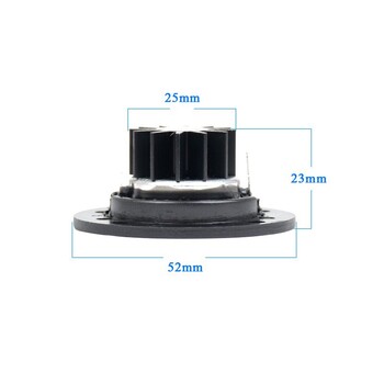 2 части 6 Ohm 30W високоговорител Черен копринен филм Висок високоговорител Мек купол Високоговорител Високоговорител 1600-20Khz За дома