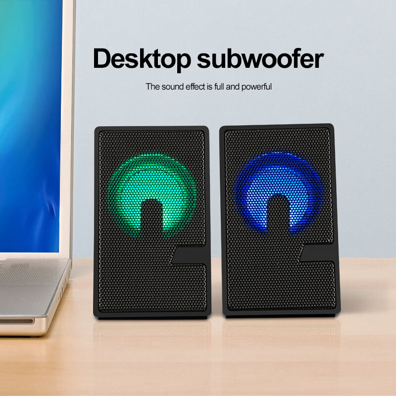 Minikõlar ≥ 80db Kahekordne täisulatusega draiverid Reguleeritav Tweeter USB-toiteallika helitugevuse reguleerimine Heliseade Juhtmega kõlarid 1,2 m