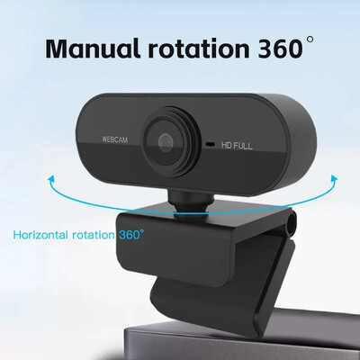 Cameră 1080P HD Computer HD Cameră USB Microfon încorporat Cameră de rețea USB Cameră web pentru lucru cu microfon Trepied