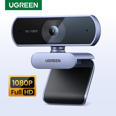 UGREEN 1080P webkamera Full HD kamera laptophoz USB webkamera kettős mikrofonnal Youtube zoom videohíváshoz 2K webkamera