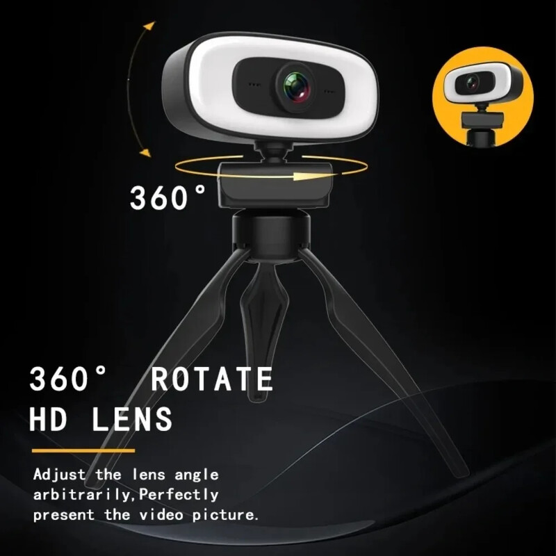 Mini webcam 4K 1080P Cameră web 2K Full HD cu microfon 15-30fps USB Web Cam pentru Youtube PC Laptop Cameră de streaming live