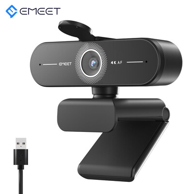 Tīmekļa kamera Ultra HD 4K/2K/1080P tīmekļa kamera EMEET C60E Autofokusa USB datora kamera straumēšanai/videozvanam/konferencei SmartCam