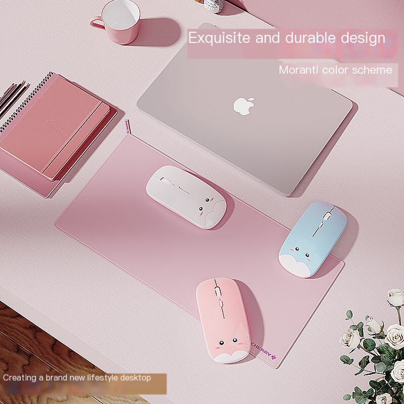 Kreatívne darčeky Módne nabíjanie Bezdrôtové Bluetooth Dual-Mode Roztomilé dievča Stlmenie Stolné počítače Notebooky Univerzálna kancelárska myš Ergonomická