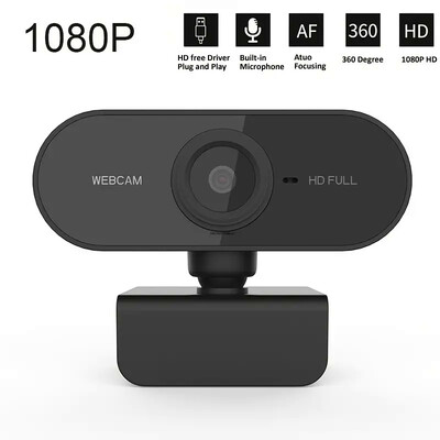 Κάμερα 1080P HD 2K Υπολογιστής Κάμερα HD USB Ενσωματωμένη κάμερα δικτύου μικροφώνου Κάμερα Ιστού για εργασία με τρίποδο μικροφώνου