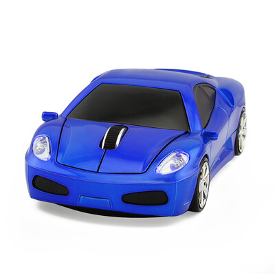 Jauka, ergonomiska bezvadu pele auto 3D 1600DPI mini spēļu peles USB optiskā datorspēļu mause datoram klēpjdatoram bērnam dāvana bērnam