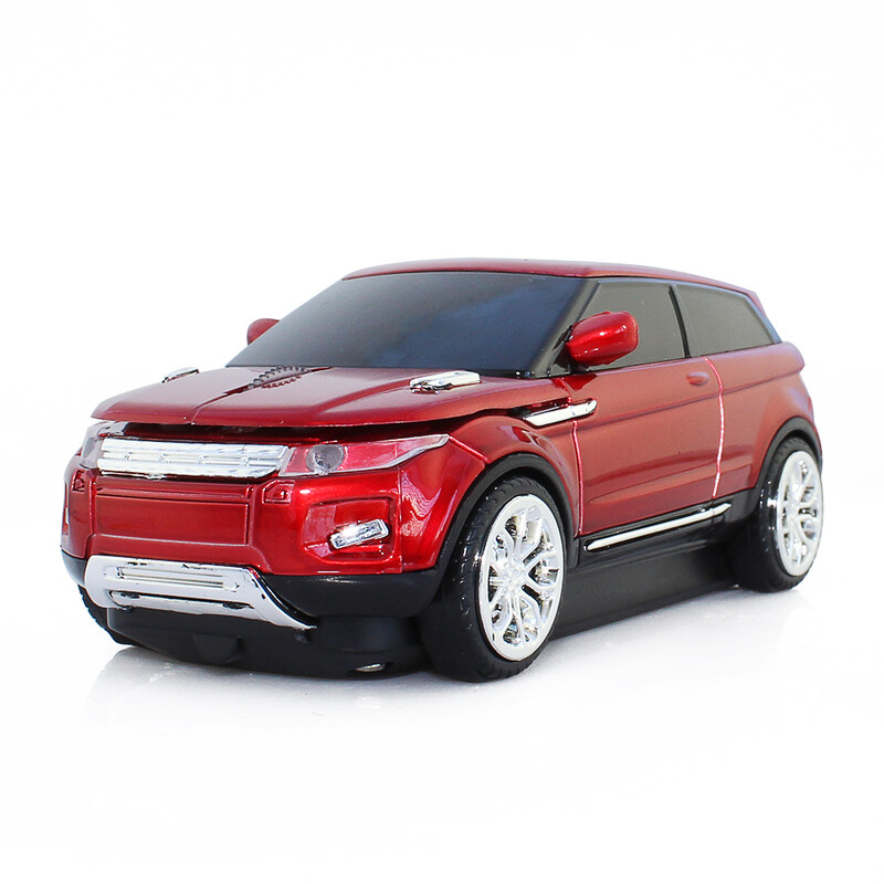 Jauka, ergonomiska bezvadu pele auto 3D 1600DPI mini spēļu peles USB optiskā datorspēļu mause datoram klēpjdatoram bērnam dāvana bērnam