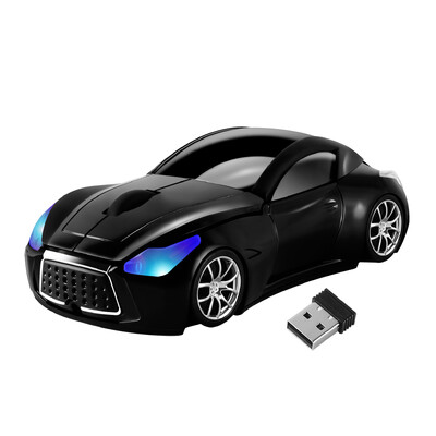 2.4G безжична мишка Creative Mini lnfiniti Sports Car Design Ергономична оптична Mause Преносима USB геймърска мишка подарък за компютърен лаптоп