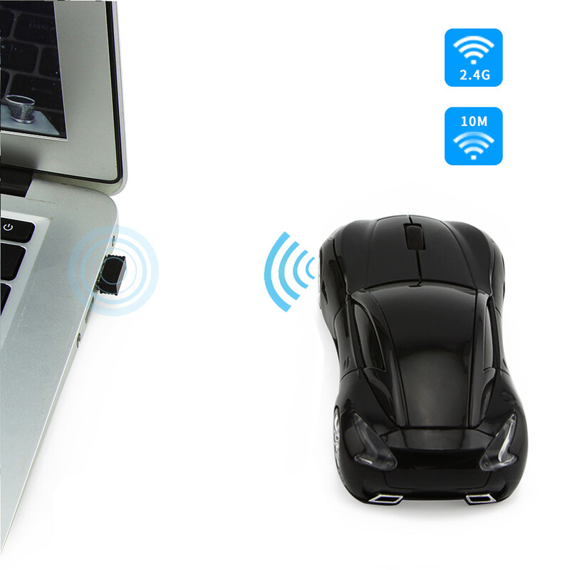 2.4G Wireless Mouse Creative Mini lnfiniti Sports Car Design Εργονομικό Optical Mause Φορητό USB Gamer Δώρο ποντίκια για φορητό υπολογιστή